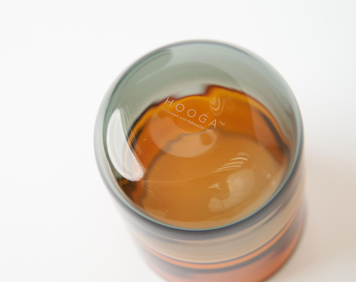 Reo Drinking Glass Amber Smoke