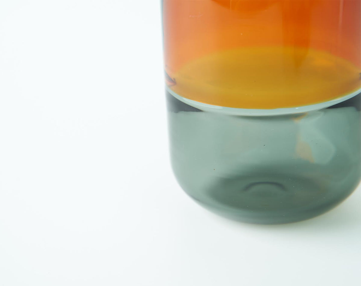 Reo Drinking Glass Amber Smoke