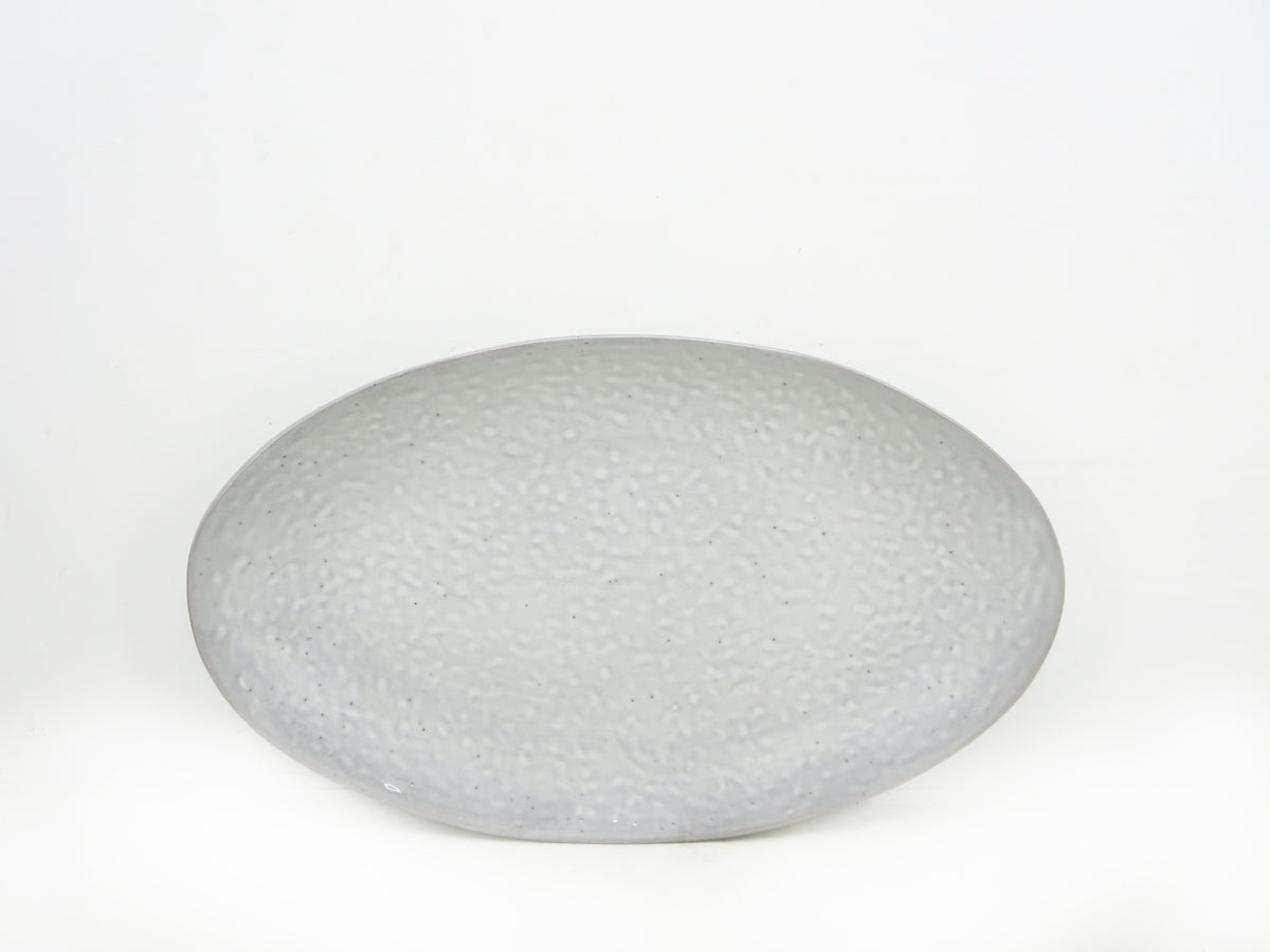 Reo Lt Grey Platter Round