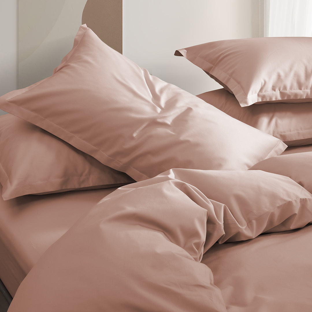 DRESDEN Cotton Fitted & Flat Sheet Set | Quilt Cover Set