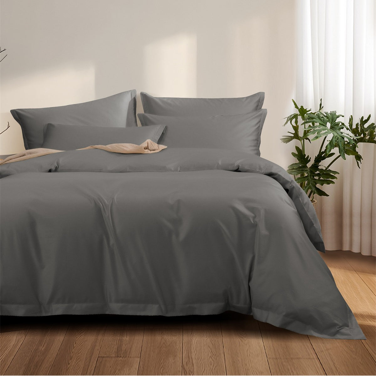 Pearson Cotton Tencel Fitted & Flat Sheet Set | Pillow & Quilt Cover Set