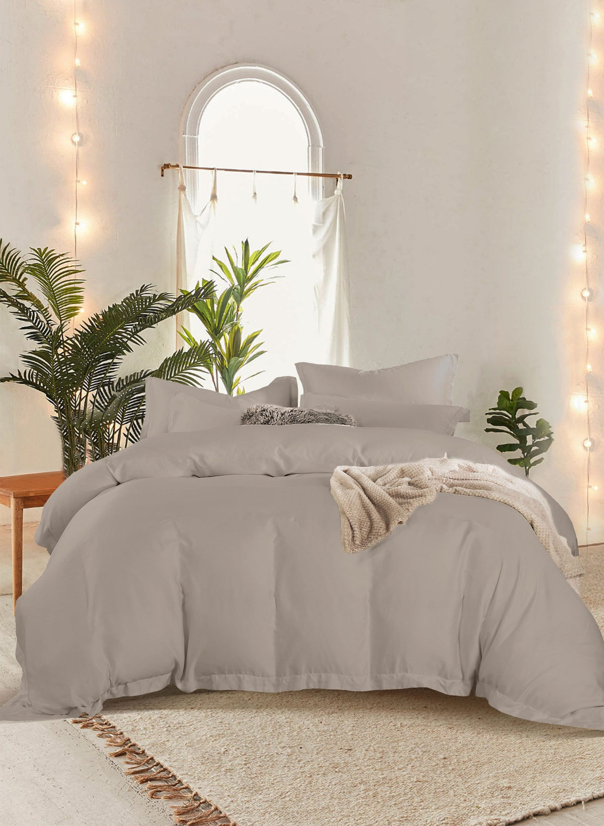 Raine TENCEL Fitted & Flat Sheet Set | Quilt Cover Set (B2)