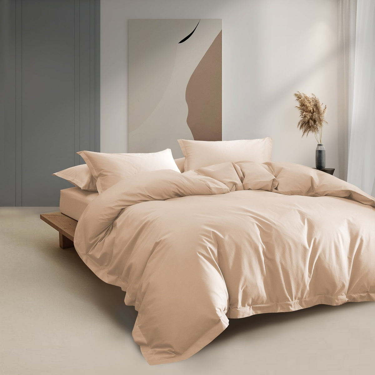 DRESDEN Cotton Fitted & Flat Sheet Set | Quilt Cover Set