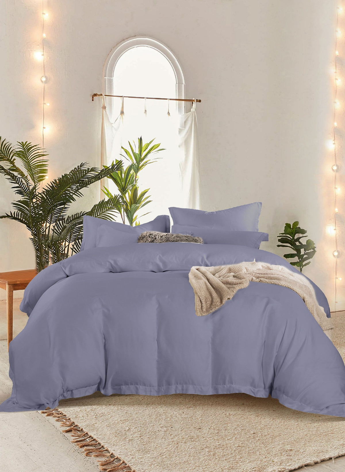 Raine TENCEL Fitted & Flat Sheet Set | Quilt Cover Set (B1)