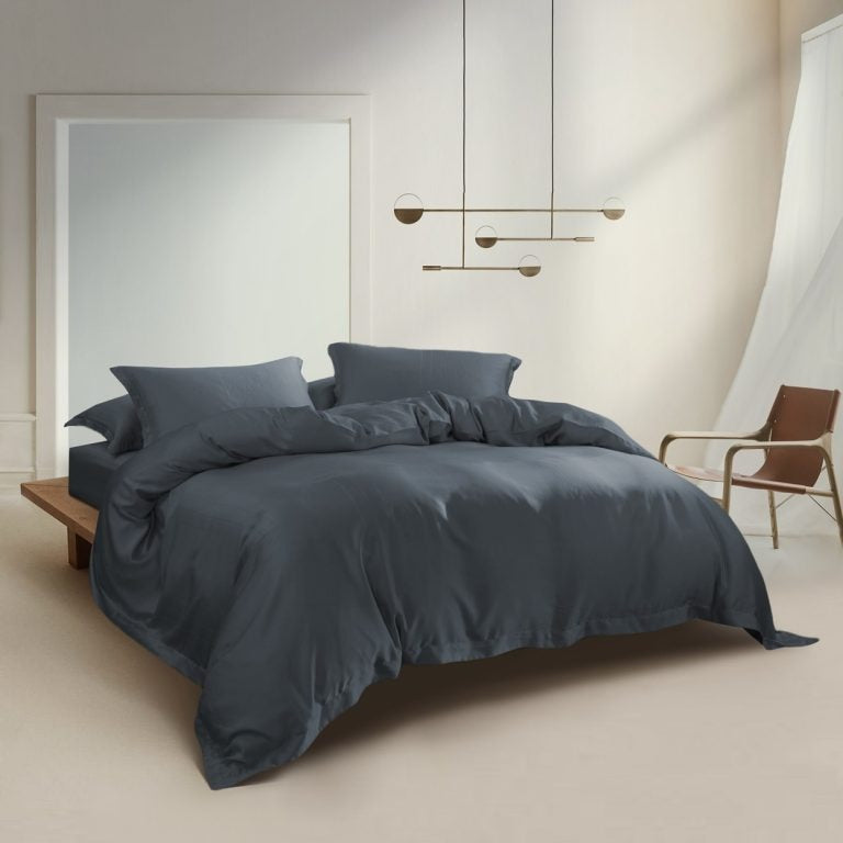 Aerynn Kairo Tencel Fitted Sheet Set | Quilt Cover Set
