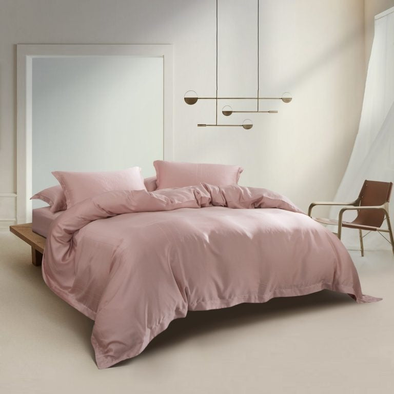 Aerynn Kairo Tencel Fitted Sheet Set | Quilt Cover Set