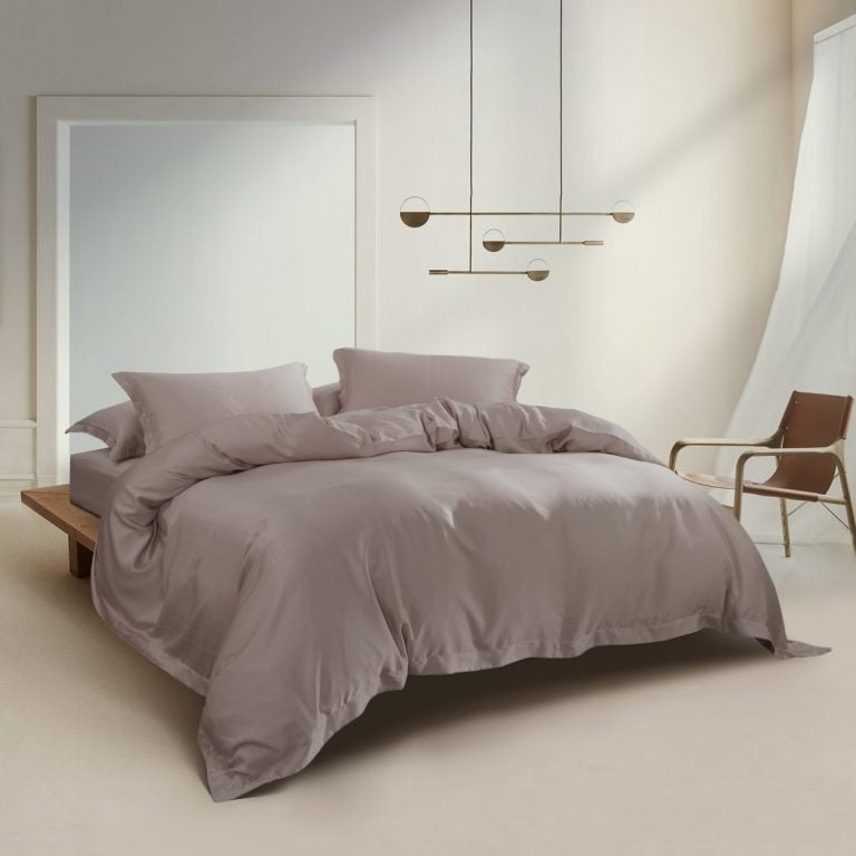 Aerynn Kairo Tencel Fitted Sheet Set | Quilt Cover Set