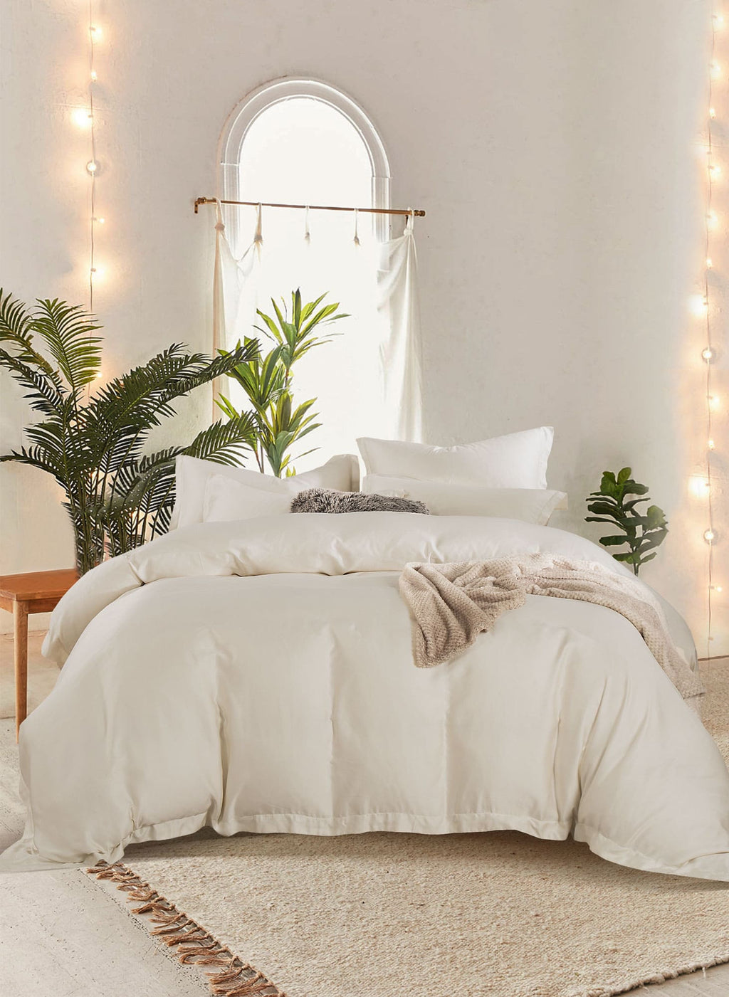 Raine TENCEL Fitted & Flat Sheet Set | Quilt Cover Set (B1)