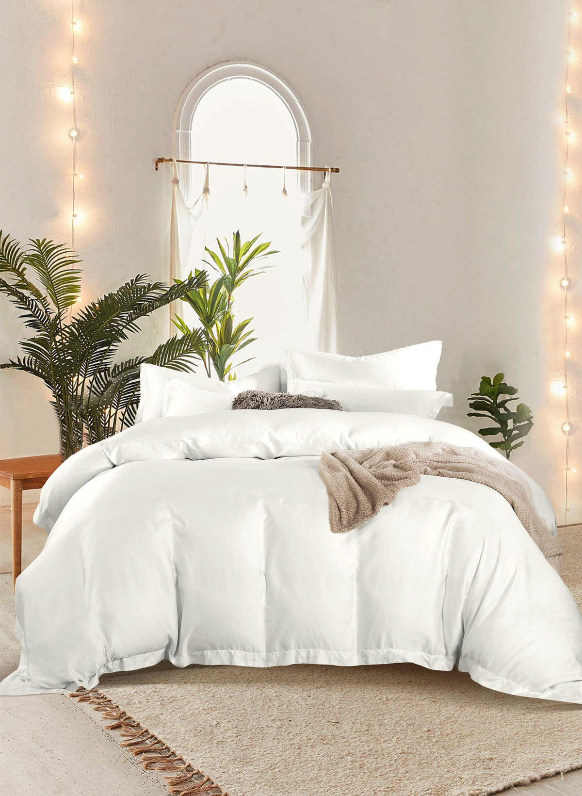 Raine TENCEL Fitted & Flat Sheet Set | Quilt Cover Set (B2)
