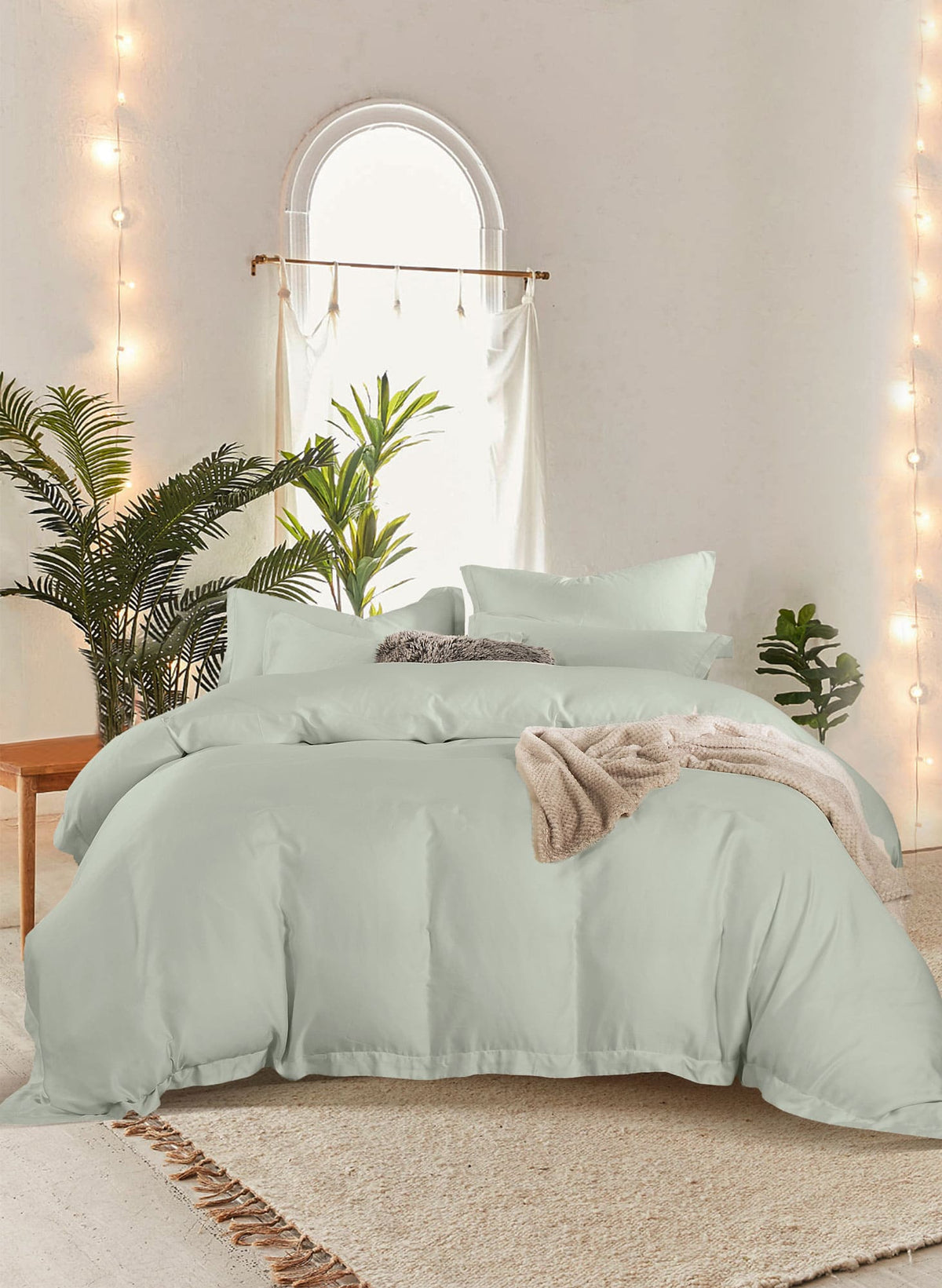 Raine TENCEL Fitted & Flat Sheet Set | Quilt Cover Set (B2)
